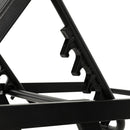 Gardeon Sun Lounge Outdoor Lounger Steel Beach Chair Patio Furniture Black-4
