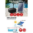 Gardeon Solar Pond Pump Water Fountain Filter Box Submersible Outdoor Pool 6.6FT-4