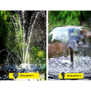 Gardeon Solar Pond Pump with Battery Kit LED Lights 9.8FT-5