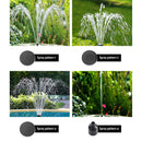 Gardeon Solar Pond Pump Submersible Fountain with Battery Kit LED Lights 5.2FT-5