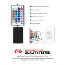 Artiss Coffee Table Led Lights White-5