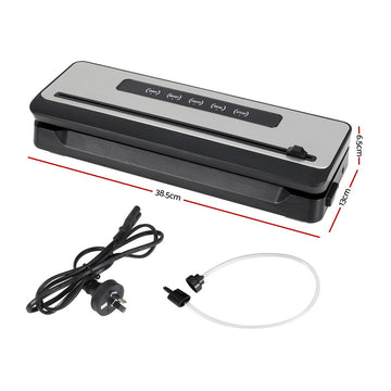 Devanti Food Vacuum Sealer Machine Fresh Storage Sealing Cutter Bags 4 Modes - 0