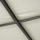 Instahut Gazebo Marquee 3m Outdoor Event Wedding Tent Camping Party Shade Iron Art Canopy Beige-4