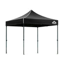 Instahut Gazebo Pop Up Marquee 3x3 Folding 500D Wedding Tent Base Pod Black-1