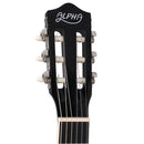 Alpha 39 Inch Classical Guitar Wooden Body Nylon String Beginner Gift Black-3