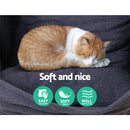 Gardeon Hammock Chair Outdoor Camping Hanging Hammocks Cushion Pillow Grey-5