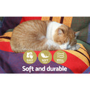 Gardeon Hammock Chair Outdoor Camping Hanging Hammocks Cushion Pillow Rainbow-5