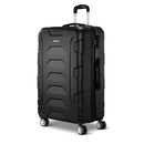 Wanderlite 28" 75cm Luggage Trolley Travel Suitcase Set TSA Hard Case Lightweight Strap-1