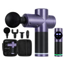 Everfit 30 Speed Massage Gun 4 Heads Vibration Muscle Massager Chargeable Purple-1