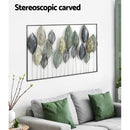 Artiss Metal Wall Art Hanging Sculpture Home Decor Leaf Tree of Life Framed-4