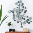 Artiss Metal Wall Art Hanging Sculpture Home Decor Leaf Tree of Life Blue-7