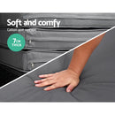 Gardeon Sun Lounge Setting Wicker Lounger Day Bed Outdoor Furniture Patio Black-7