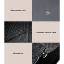 Gardeon Sun Lounge Setting Wicker Lounger Day Bed Patio Outdoor Furniture Black-5