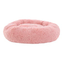 i.Pet Pet Bed Dog Cat 90cm Large Calming Soft Plush Pink-1
