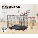 i.Pet 36" Dog Cage Crate Kennel 3 Doors-5