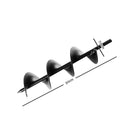 GIANTZ Power Garden Auger Small Earth Planter 75 X 300MM Black-2