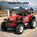 Rigo Kids Electric Ride On Car Off Road Jeep Remote 12V Red-5