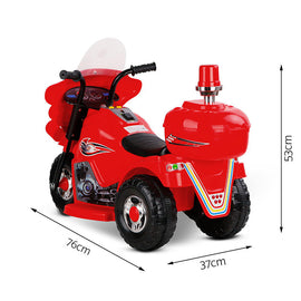 Rigo Kids Ride On Motorbike Motorcycle Car Red - 0