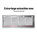 Devanti 1500mm Range Hood 150cm BBQ Commercial Rangehood-5