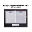 Devanti 600mm Range Hood 60cm Rangehood Black-5