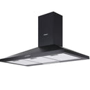 Devanti 900mm Range Hood 90cm Rangehood Black-1