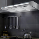 Devanti 900mm Range Hood 90cm Rangehood Stainless Steel-7