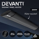 Devanti Electric Radiant Strip Heater Outdoor 3200W-3