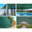Instahut 30% Shade Cloth 1.83x30m Shadecloth Wide Heavy Duty Green-4