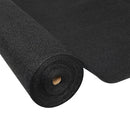 Instahut 90% Shade Cloth 3.66x30m Shadecloth Sail Heavy Duty Black-1