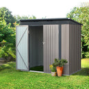 Giantz Garden Shed 1.95x1.31M Sheds Outdoor Storage Steel Workshop House Tool Double Door-8