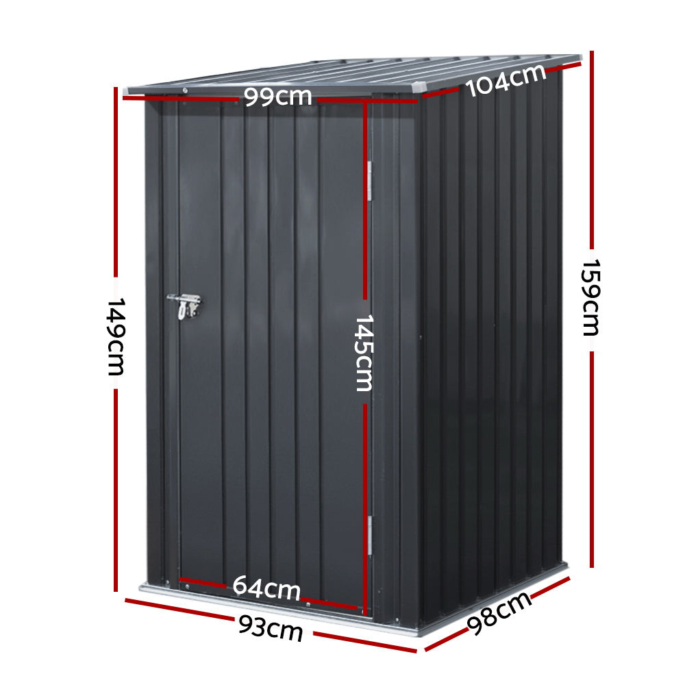 Giantz Garden Shed 0.99x1.04M Sheds Outdoor Tool Storage Workshop House Steel - 0