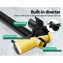 Cefito 9'' Rain Shower Head Set Handheld Round High Pressure Twins Tap Black-6