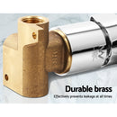 Cefito Shower Mixer Tap Wall Bath Taps Brass Hot Cold Basin Bathroom Chrome-6