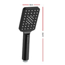Handheld Shower Head 3.1'' High Pressure 3 Spray Modes Square Black-2