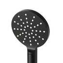 Handheld Shower Head Wall Holder 4.7'' High Pressure Adjustable 3 Modes Black-3