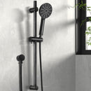 Handheld Shower Head Wall Holder 4.7'' High Pressure Adjustable 3 Modes Black-5
