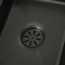 Cefito Kitchen Sink 75X45CM Stainless Steel Basin Single Bowl Drain Part Black-3