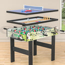 4-in-1 Games Table Soccer Foosball Table Tennis Bowling Shuffleboard Party Gift-5