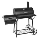 Havana Outdoors Charcoal 2-IN-1 BBQ Smoker Grill Barbecue Outdoor Cooking-1