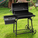 Havana Outdoors Charcoal 2-IN-1 BBQ Smoker Grill Barbecue Outdoor Cooking-8