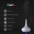 Essential Oil Diffuser Ultrasonic Humidifier Aromatherapy LED Light 200ML 3 Oils - Matte Grey-4