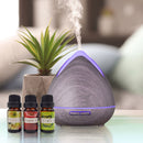 Essential Oils Ultrasonic Aromatherapy Diffuser Air Humidifier Purify 400ML - Violet-2