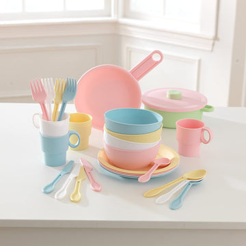 27pc Cookware Set - Pastel for kids - 0