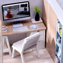 Dollhouse Miniature with Furniture Kit Plus Dust Proof and Music Movement - Cozy time-6