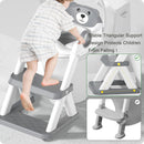 Potty Training Seat Ladder, Kids Boys Girls, Grey-2
