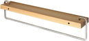 Wall Mount Solid Wood Shelf with Towel Rack Bar Holder Bathroom Organizer Hanger-6
