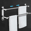 Stretchable 45-75 cm Towel Bar for Bathroom and Kitchen (Two Bars)-1