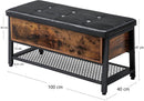 2 Tier Shoe Storage Bench-6