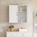 Wall Cabinets Storage, White-2