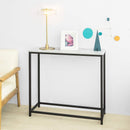 Console Table Metal Frame Hallway Table-3